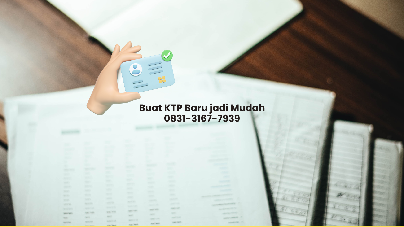 Buat KTP Baru tanpa repot