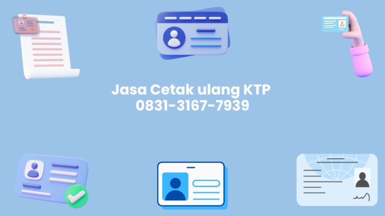 Jasa Cetak ulang KTP terpercaya