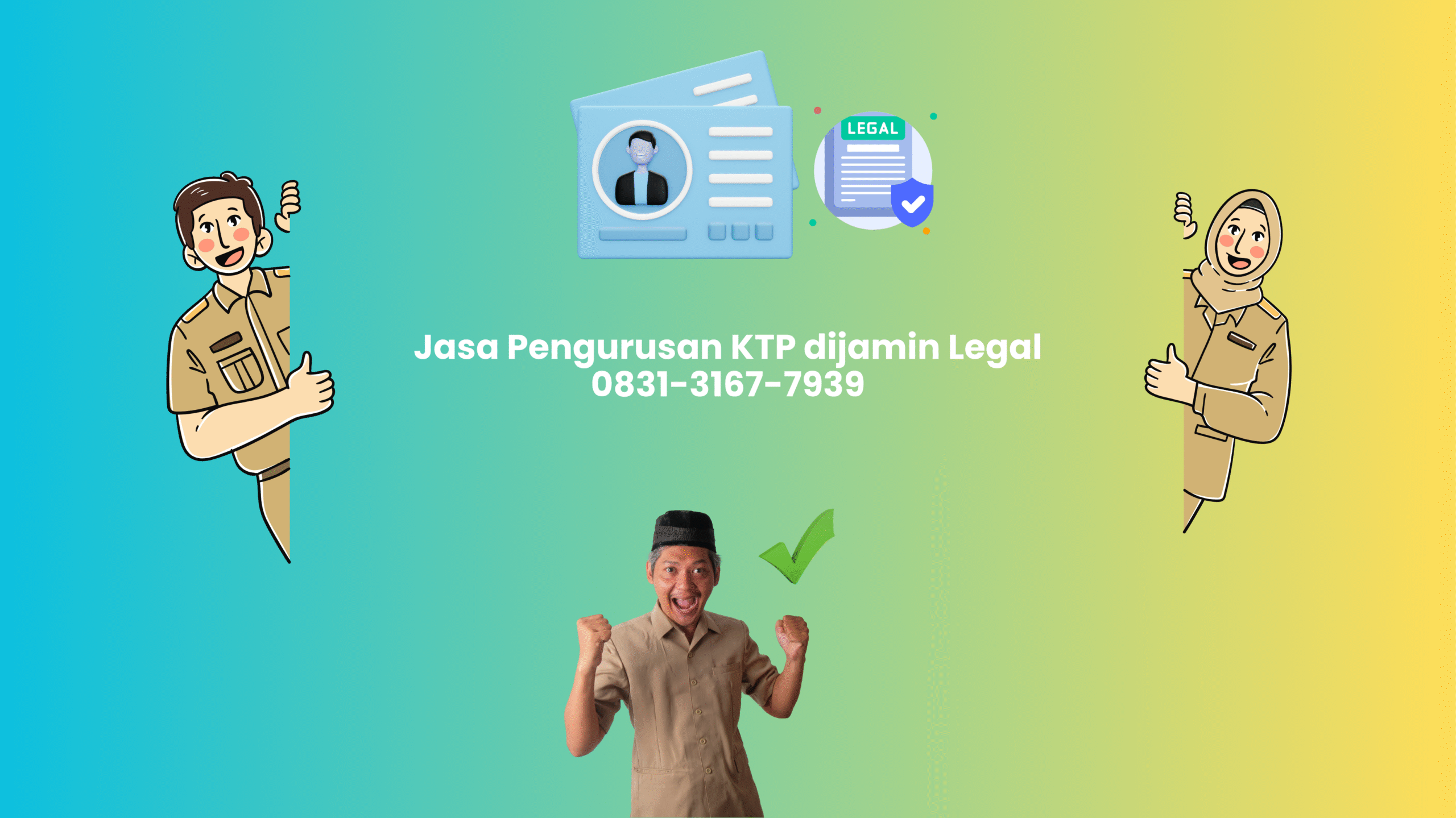 jasa pengurusan ktp terjamin legal