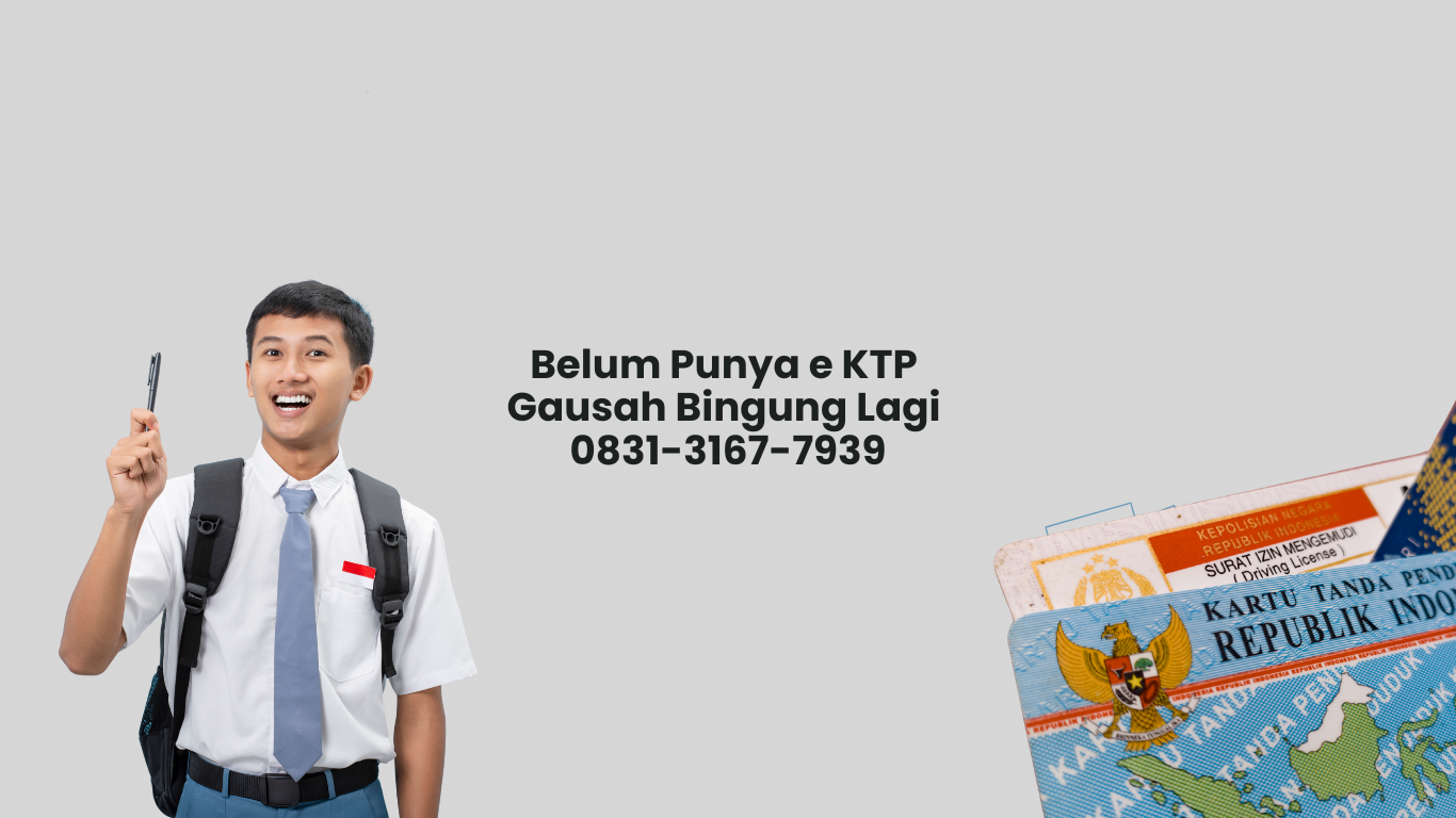 belum punya e ktp gausah bingung