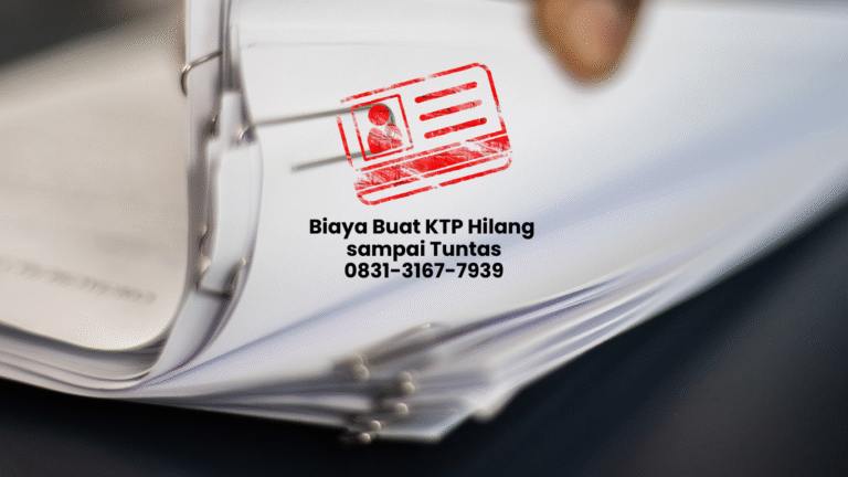 biaya buat ktp hilang tidak usah bingung