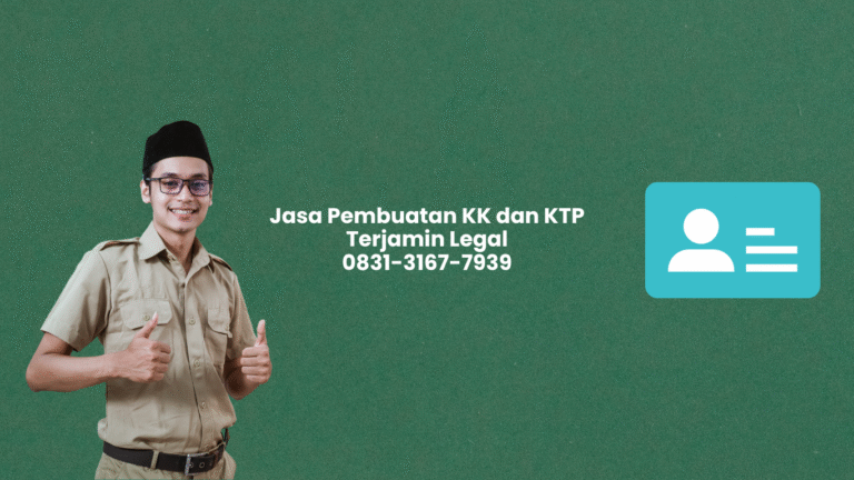 jasa pembuatan kk dan ktp dijamin legal
