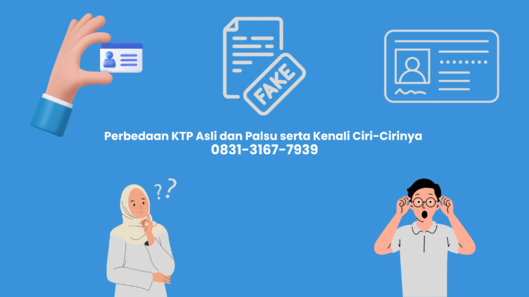 perbedaan ktp asli dan palsu kenali dari sekarang