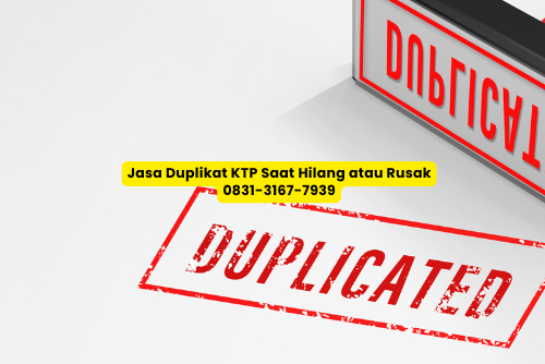 Jasa Duplikat KTP Sebagai Cadangan