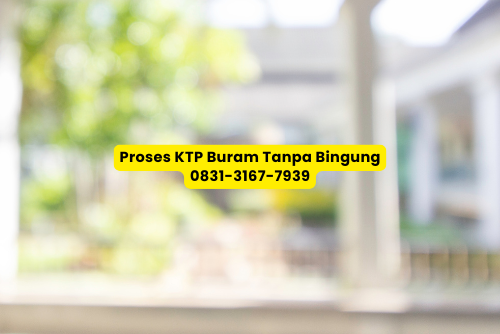 Proses KTP Buram jadi mudah