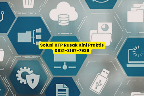 Solusi KTP Rusak tanpa hadir