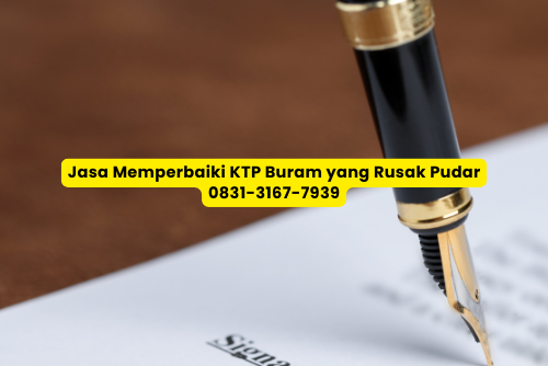 Jasa Memperbaiki KTP mudah