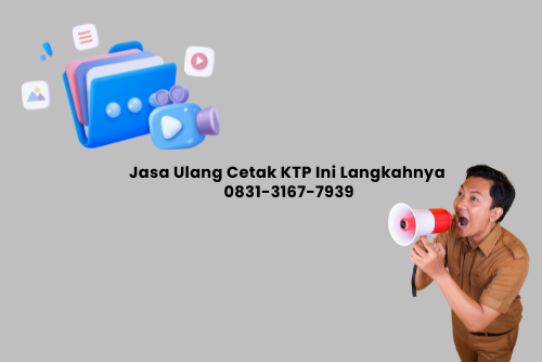 Jasa Ulang Cetak KTP kini hadir