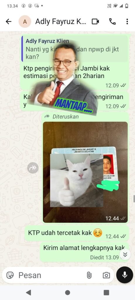 dokumen keluarga birojasa ahlinya data