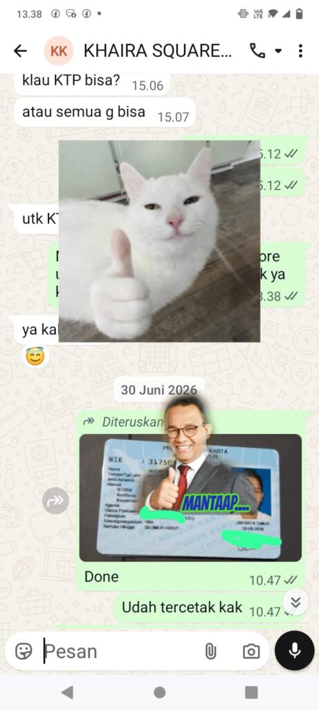 dokumen keluarga birojasa tanpa harus nunggu