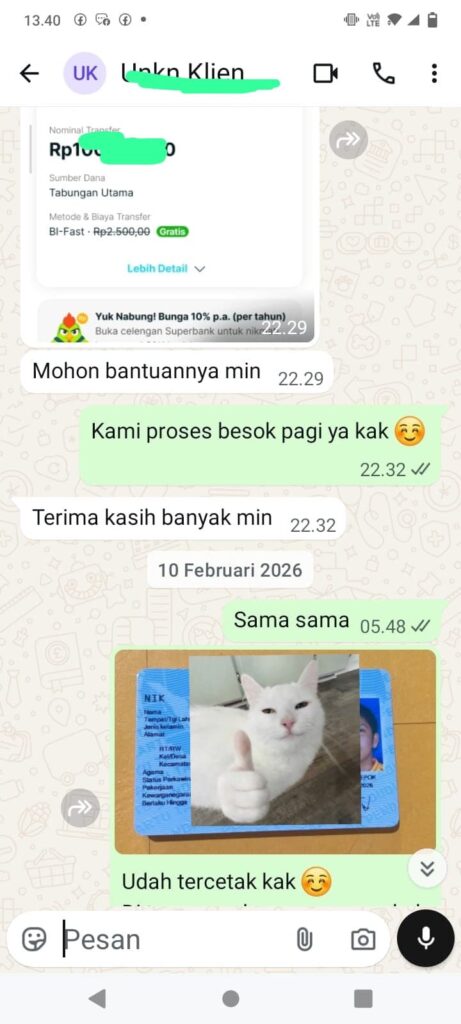 dokumen ktp singkat